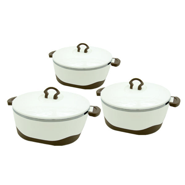 PB633/3 Brown 3Pcs Versatile Hot Pot 6pc