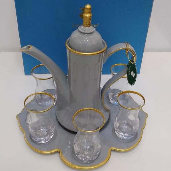 RCF2104G 9PCS TEA SET GREY COLOR