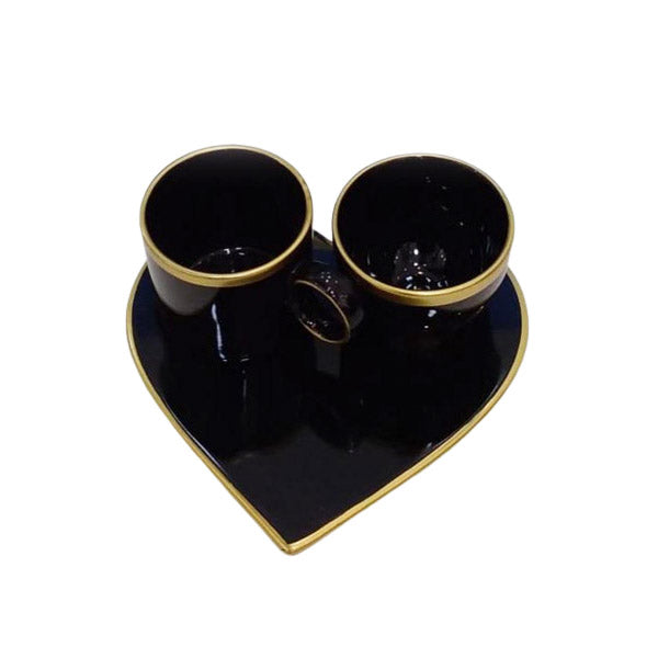 RCF2105B 3pcs Tea Set Black