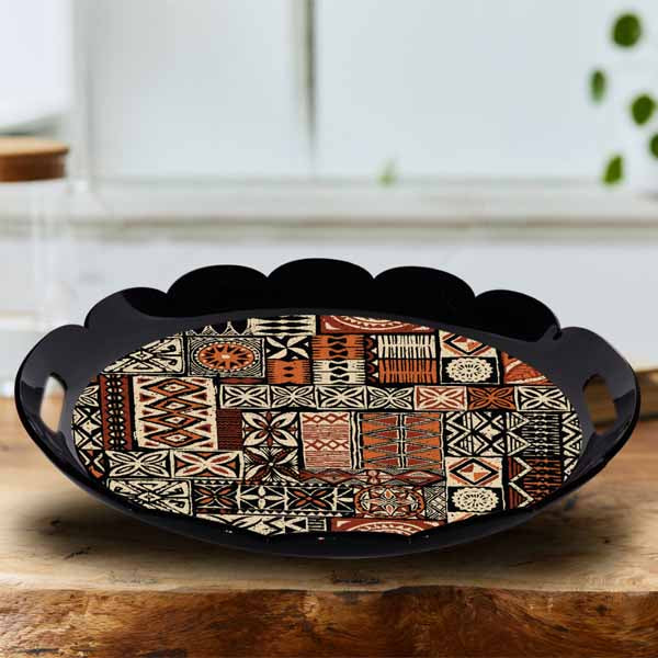 RT-01 Black Round Tray URBAN 6c