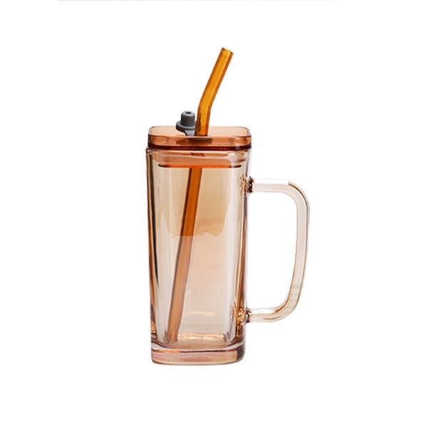 RXG-019 Straw Mug Glas Amber-L 275ml 60c