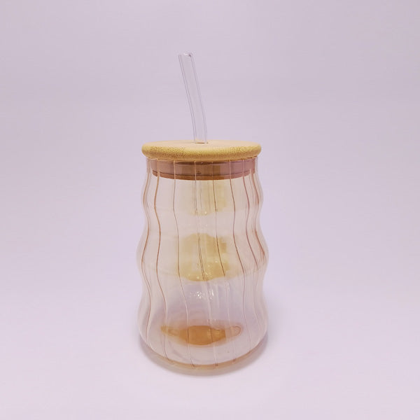 RXG-033 Glass With Straw 530ml SG 98c