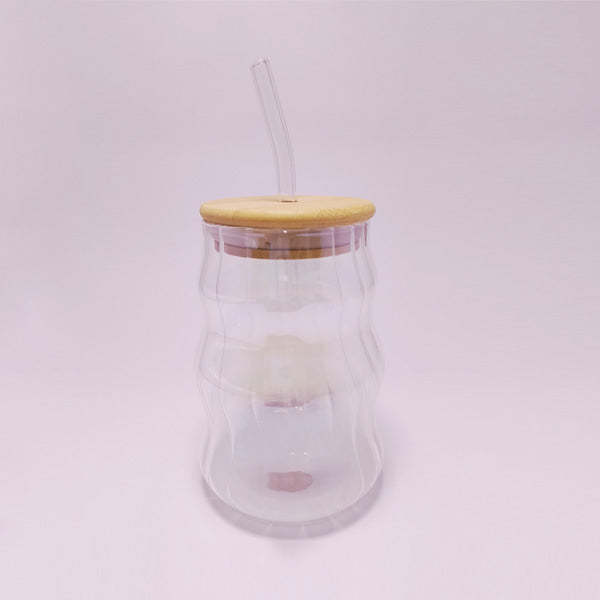 RXG-034 Glass With Straw 530ml SSC 98c