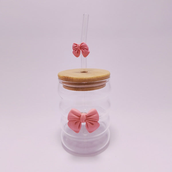 RXG-038 Glass With Straw 350ml 96c