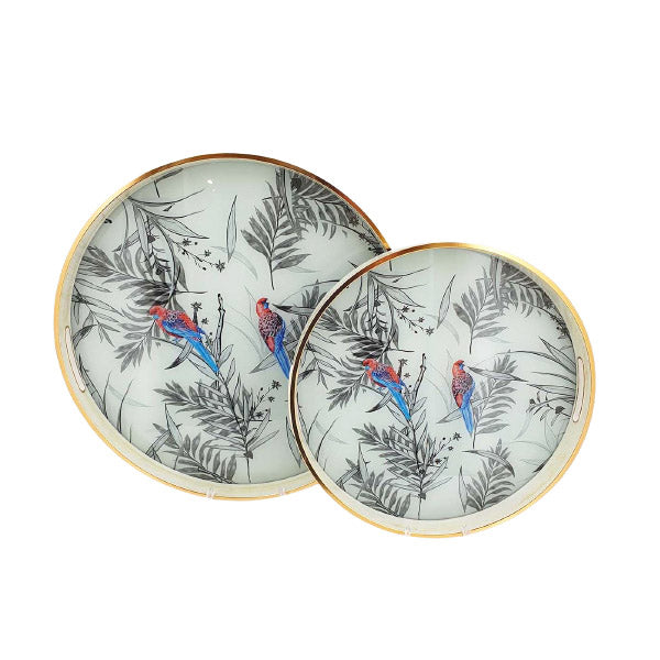 RY32 2Pcs Round Tray Set Angela 4c