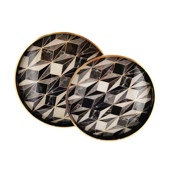 RY13 Round 2 Piece Serving Tray ANGELA