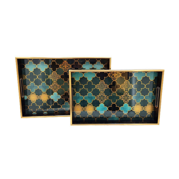 RY96 2Pcs Rect Tray Angela 4c