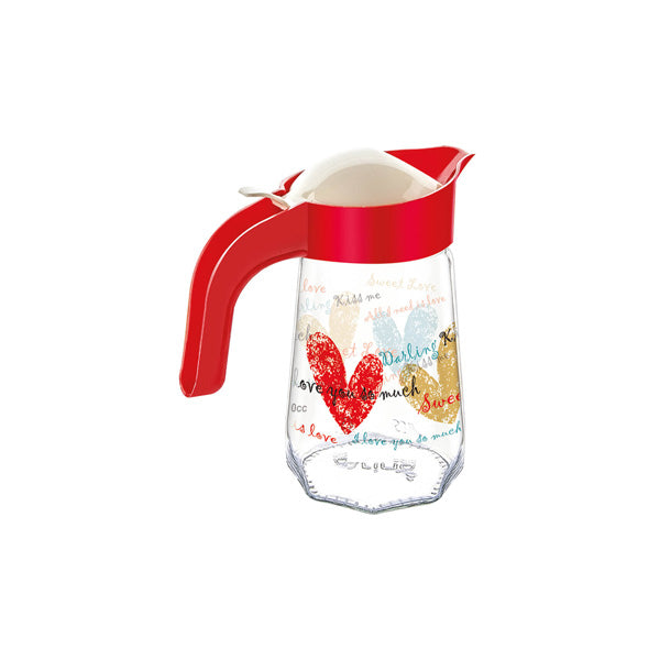 S667 Prism Rose Decorated Jug 12c 1000cc