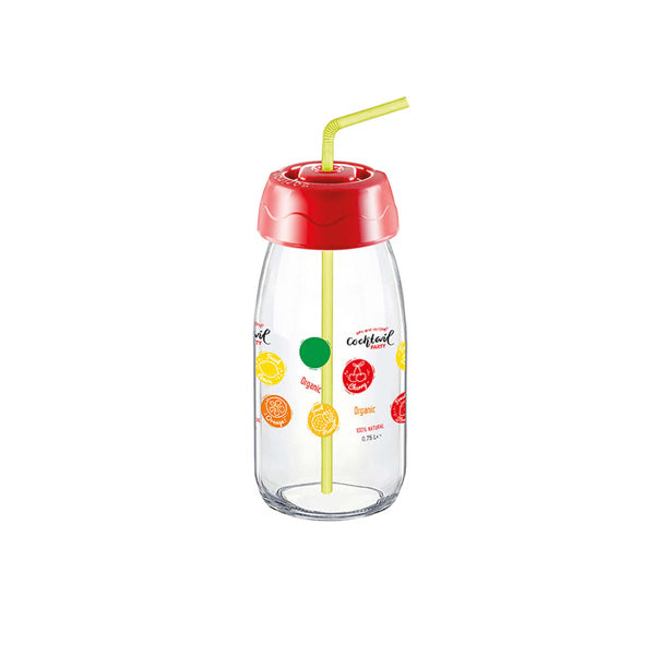 S770 Straw Fruit Juice Bottle 24c 250cc