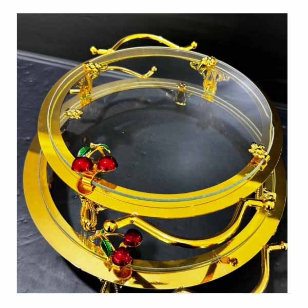 SJ1130M Glass Round Dish (G) 18c