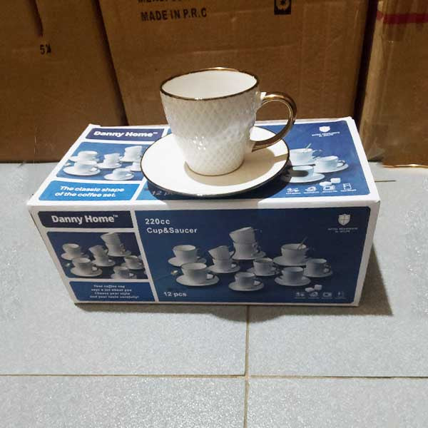 STB20-2 120ml 6Pcs Cup&Saucer Set 6c