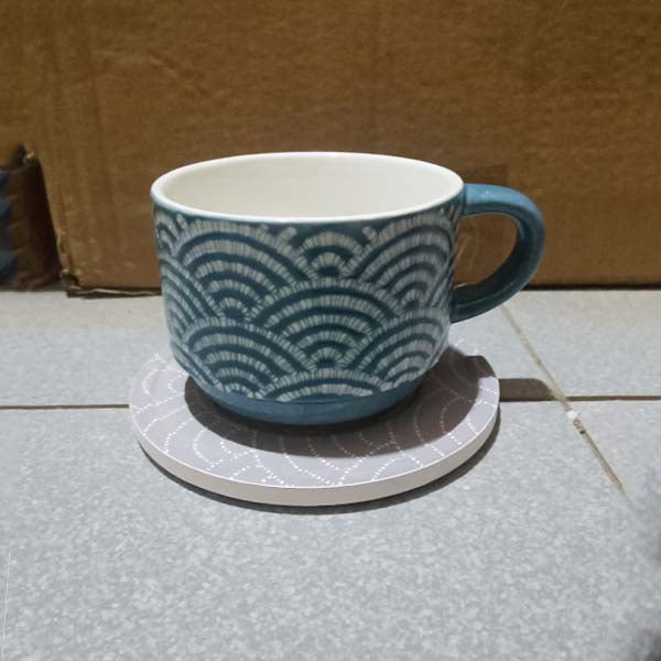 T02-14/6C 230ml 6Pcs Cup&Saucer Set 8c