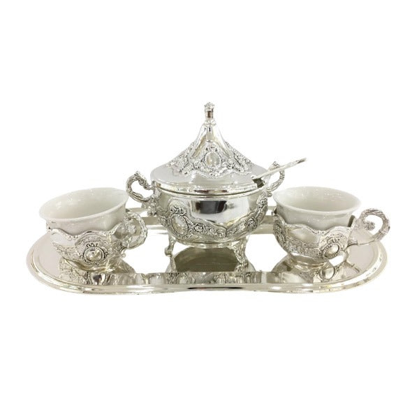 TA09 2 Person Tea Cup Serving With Sugar Bowl