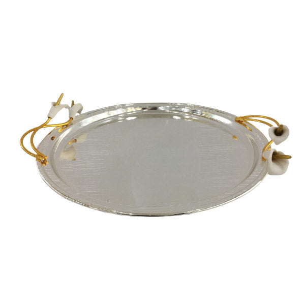 TA2567 S Round Lily Tray L Orchid 8c