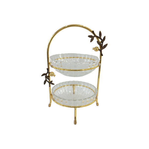 WB1006 2Tier Bowl (G) ORCHID 4c