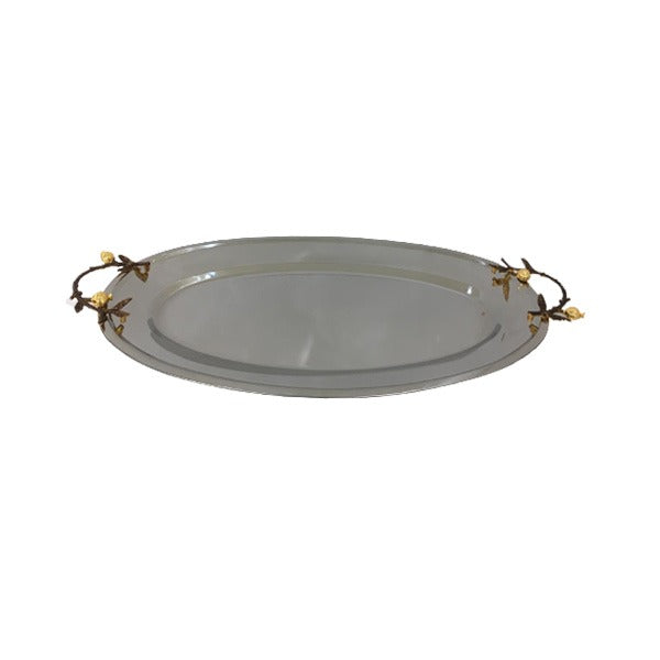 WB976 Oval Tray ORCHID 8c