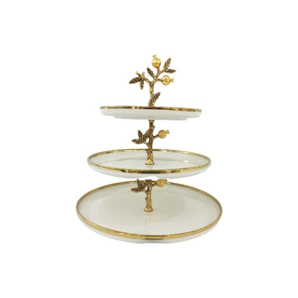 WB1161 3Tier SweetDish 6pcs-Ctn