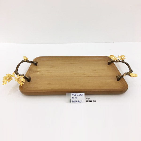 WB1668 Wood Tray 30x20cm (G)