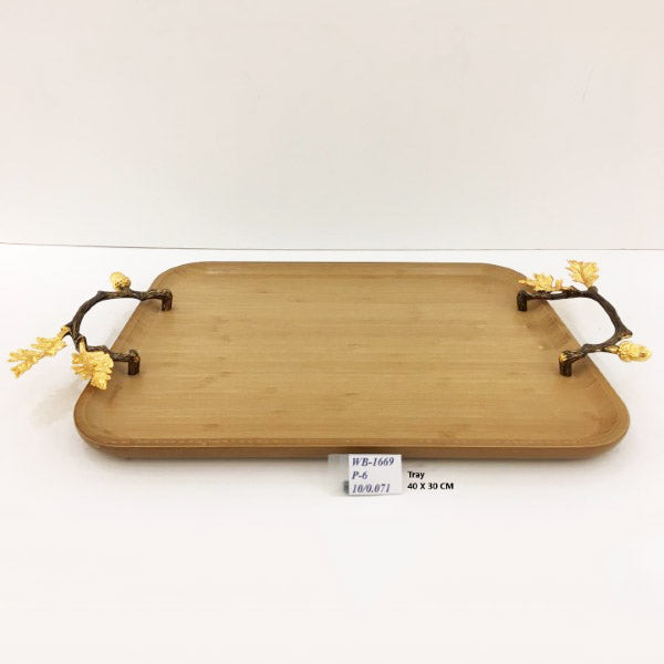 WB1669 Wood Tray 40x30cm (G)