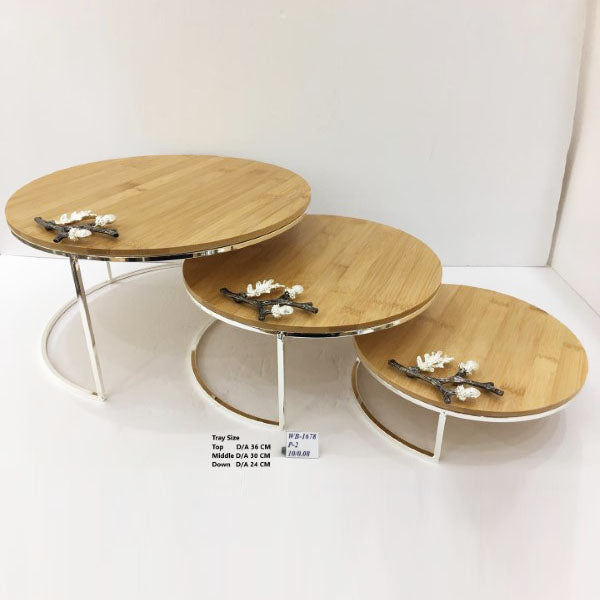 WB1678 3Pcs W-Plater Set 24,30,36cm(S)