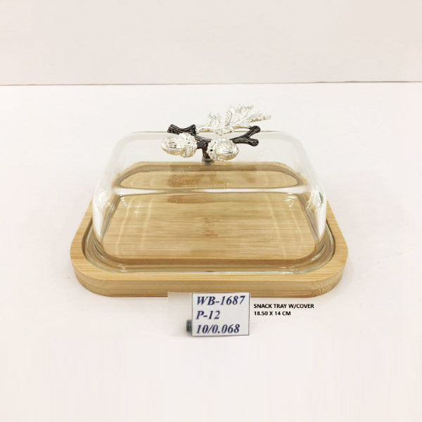WB1687 W-Snack Tray W-C 18.50x14cm(S)