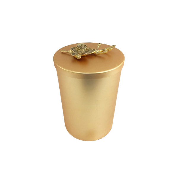WB412 Round Gold Jar Large ORCHID 24c
