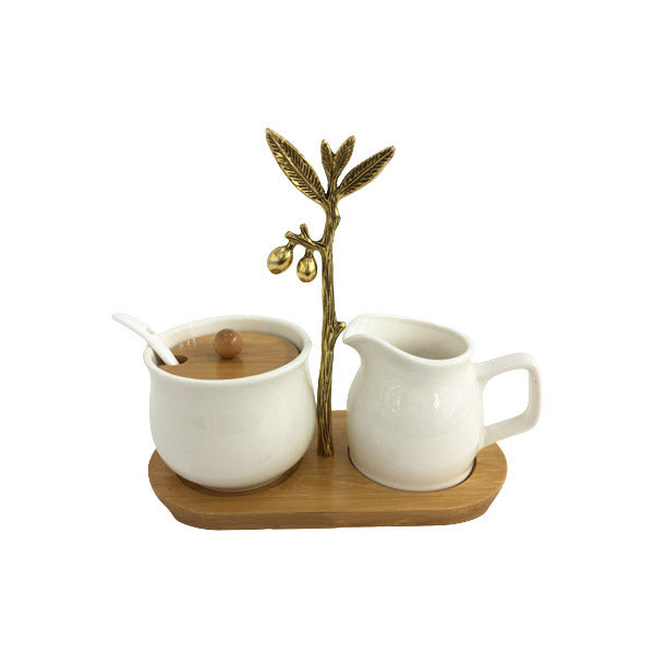 WB555 Milk&Sugar Set (G) ORCHID 12c