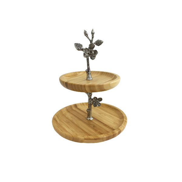 WB625 2Tier Round Pastry ORCHID 12c