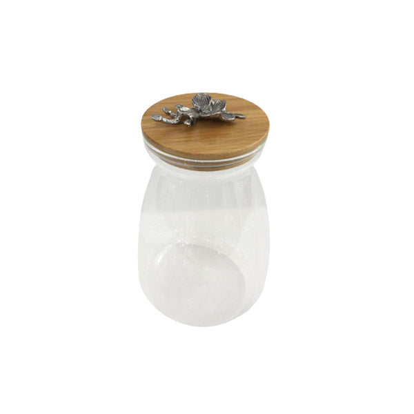 WB648 Wood Belly Jar Lrg (S) ORCHID
