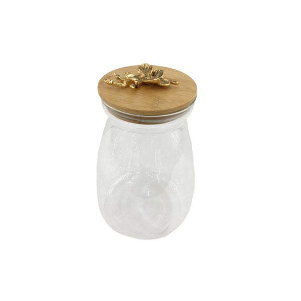 WB651 Glass Jar L Orchid 12c