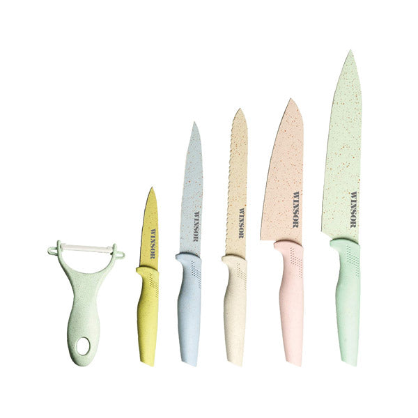 WR80801 6P NonStick KnifeSet Winsor 10c