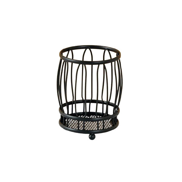 YM4301B Spoon Holder Round Black 36c