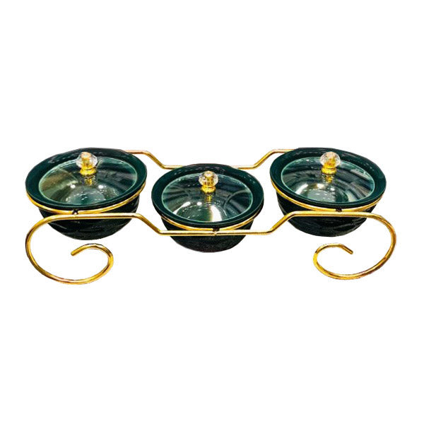 ZQ-021B-3 Condiment W-Stand Black 16c