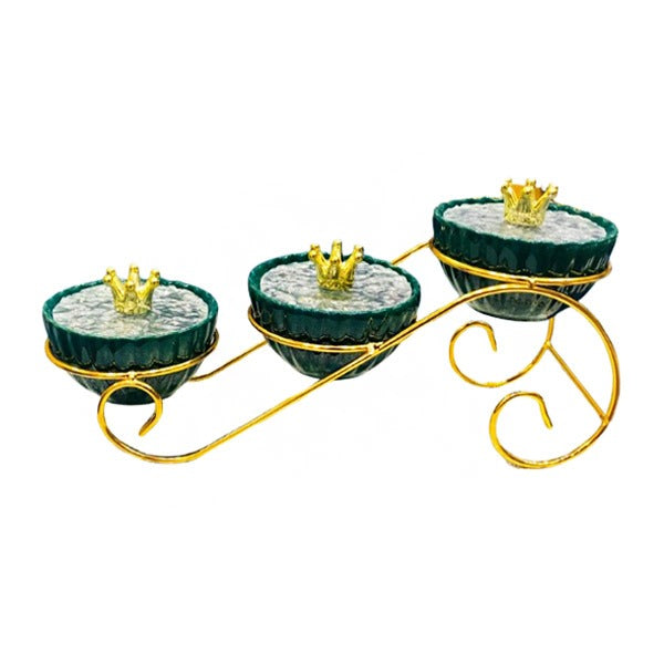 ZQ-024G-3 Condiment W-Stand Green 20c