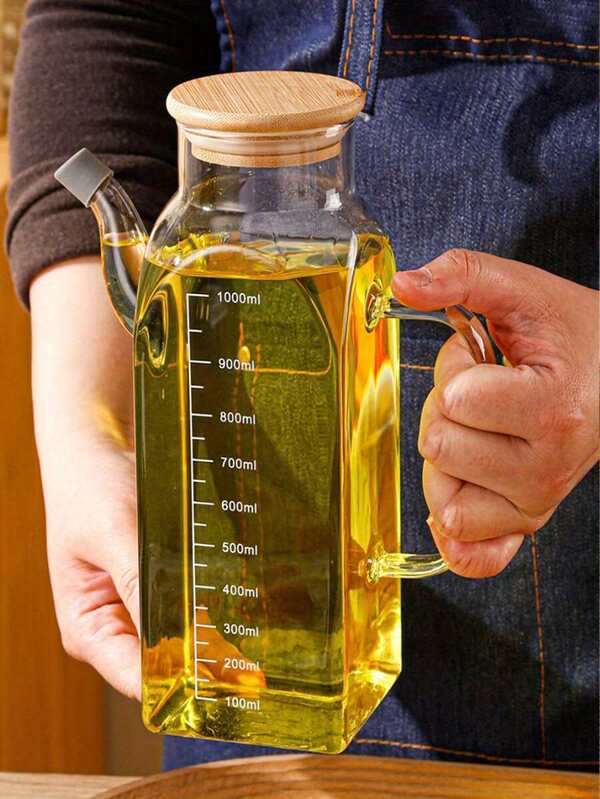 BG45107 1000ml Square Glass Oil Jug 40c