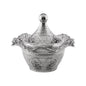 056-11 ROUND LALEGUL POT WITH COVER 100c