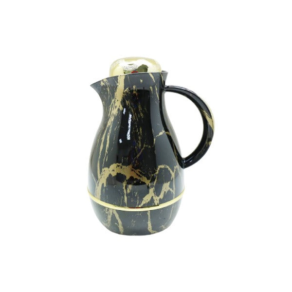 1210ZG/G 1L Black+Gold Thermos 12c