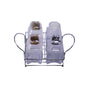 1211 Salt Shaker 4p Chrome Metal St 24c