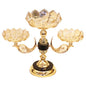 12 3pcs Bowl Stand Glass (BLK)
