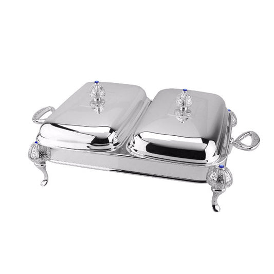 172946 Royal 2*1 Rect Dish 4c