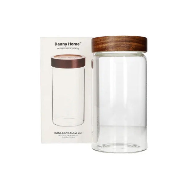 1966-90 1250ml Glass Storage Jar