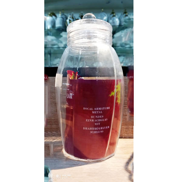 1988-197 2500ml Sealed Jar Glass 12c