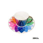 2083S Mirror Cup&Saucer Multi 24c