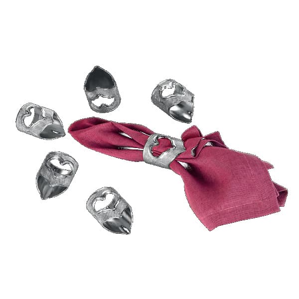 227-K11 DORELINE HEART SHAPED NAPKIN 12c