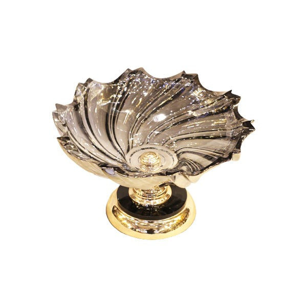 24 Flat Star Glass Bowl (BLK)
