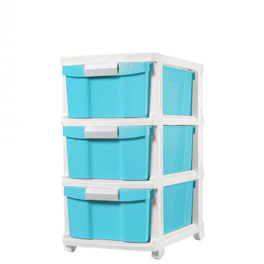 2523 3Tier Drawer W-Wheel 1pcs-set