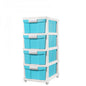 2524 4Tier Drawer W-Wheel 1pcs-set