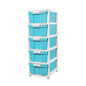 2525 5Tier Drawer W-Wheel 1pcs-set