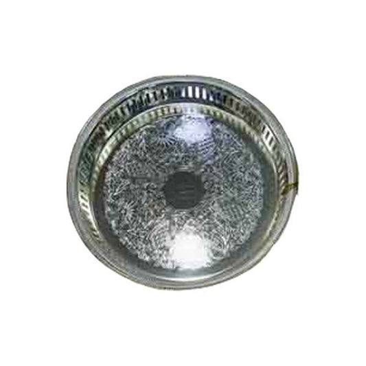 2971 ROUND TRAY SIL (M) NB2971 6c