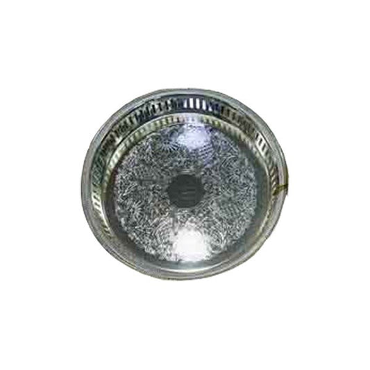 2972 ROUND TRAY SIL (L) NB2972 6c
